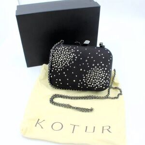 The Morley Satin with Crystals by KOTUR Lovely evening bag, black tie or prom.